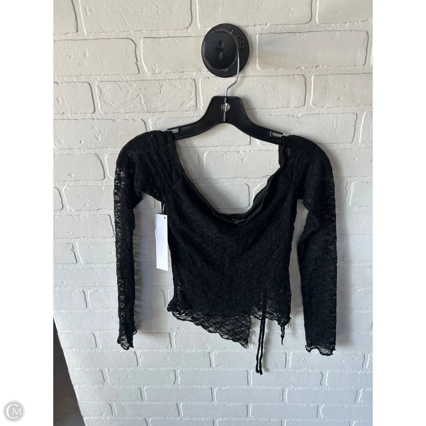 Top Long Sleeve By Windsor In Black, Size: S