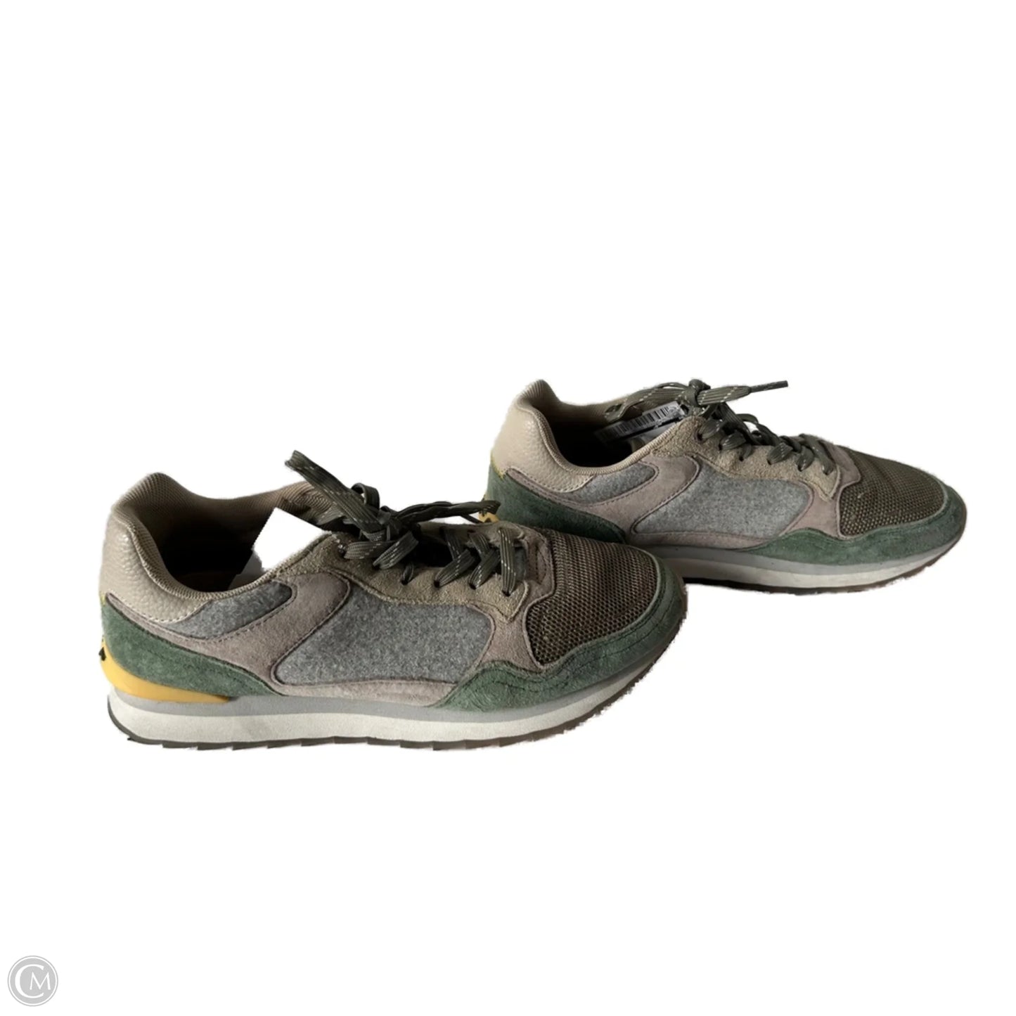 Shoes Sneakers By Cma In Green & Tan, Size: 9