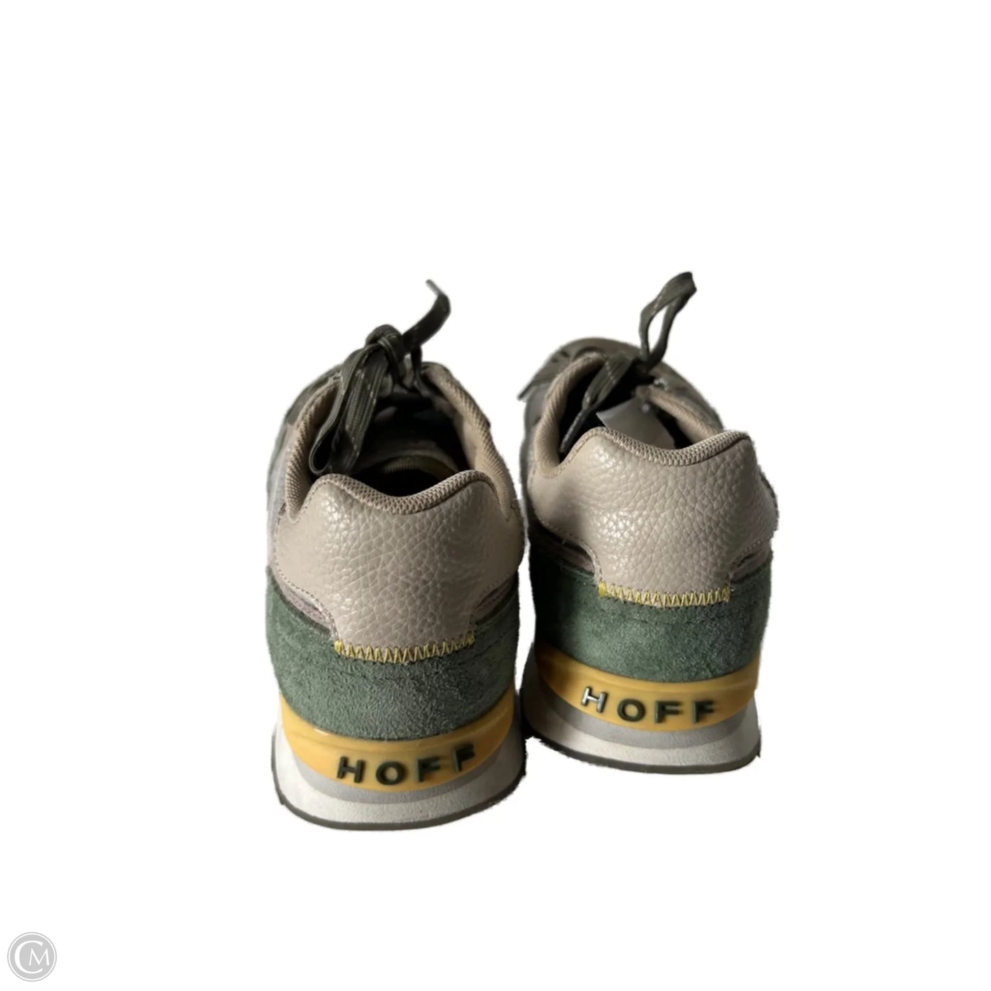 Shoes Sneakers By Cma In Green & Tan, Size: 9