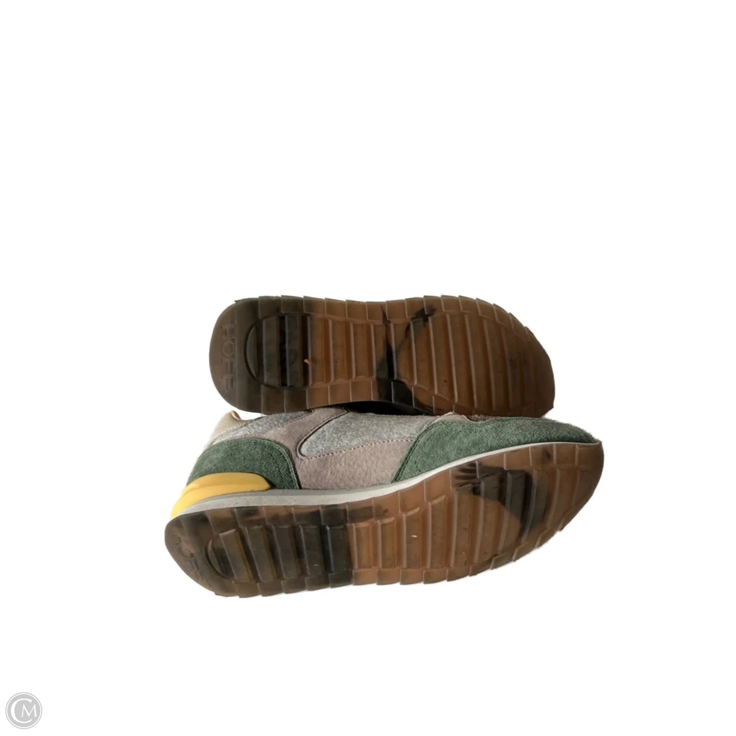 Shoes Sneakers By Cma In Green & Tan, Size: 9