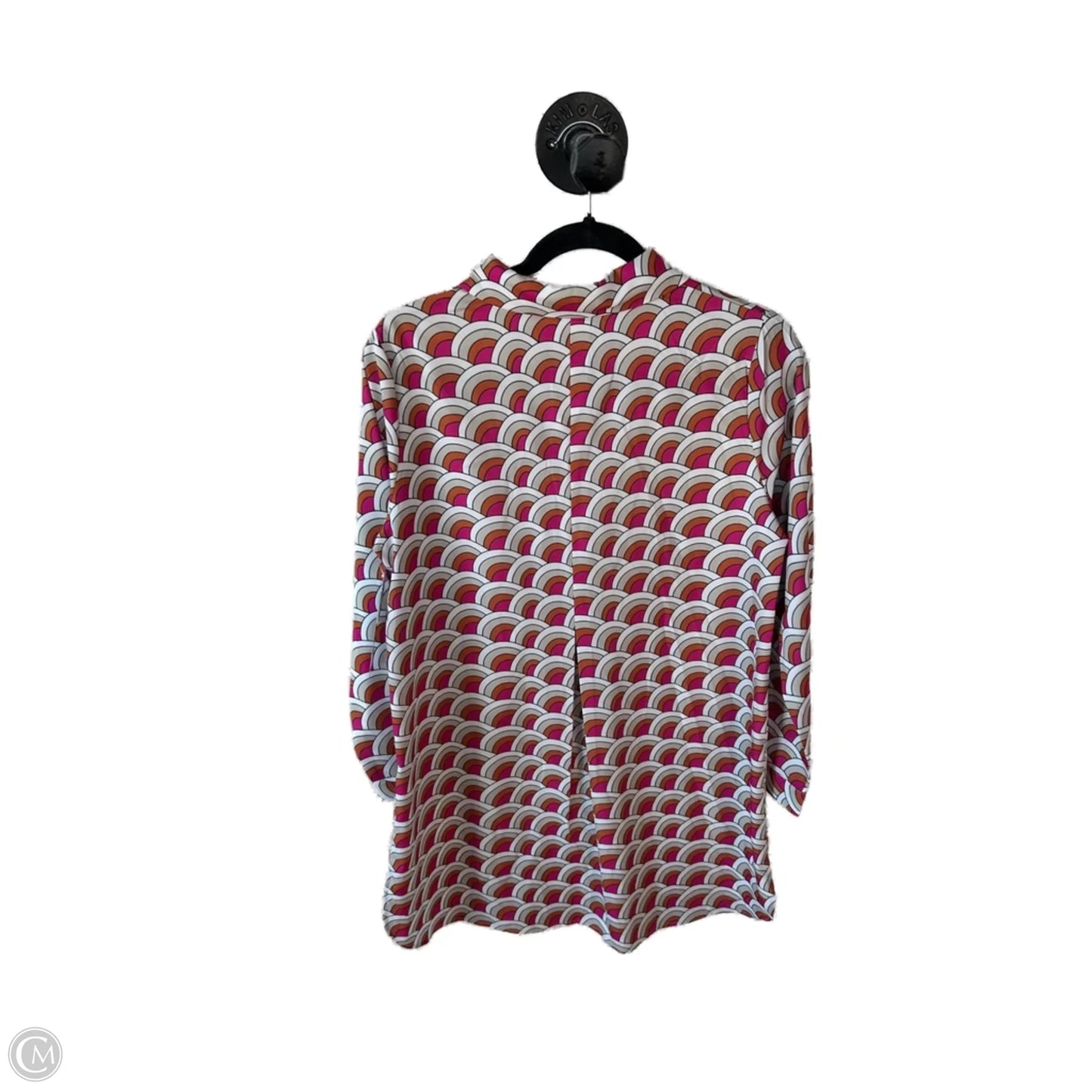 Dress Casual Short By Papillion In Pink & Tan, Size: S