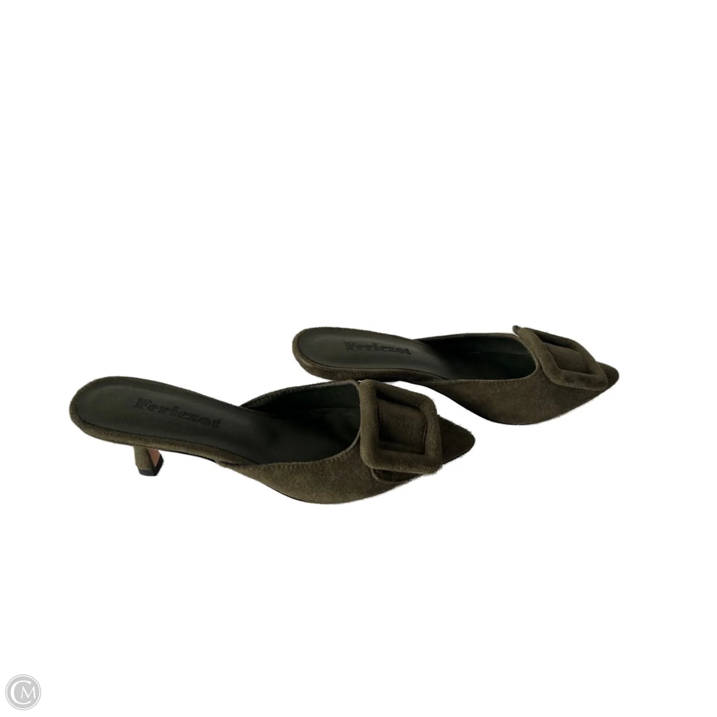 Shoes Heels Kitten By Clothes Mentor In Green, Size: 6