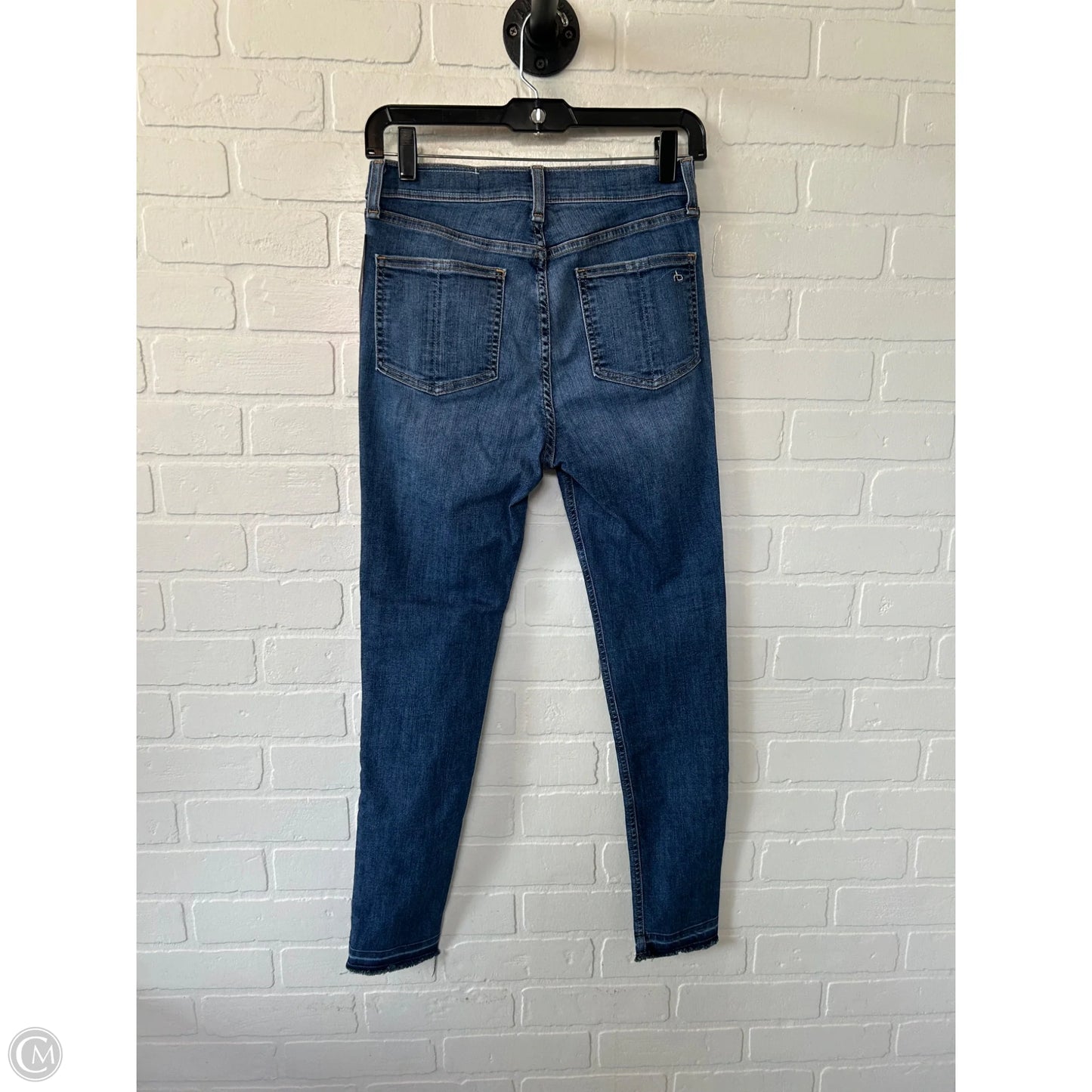 Jeans Skinny By Rag And Bone In Blue Denim, Size: 4