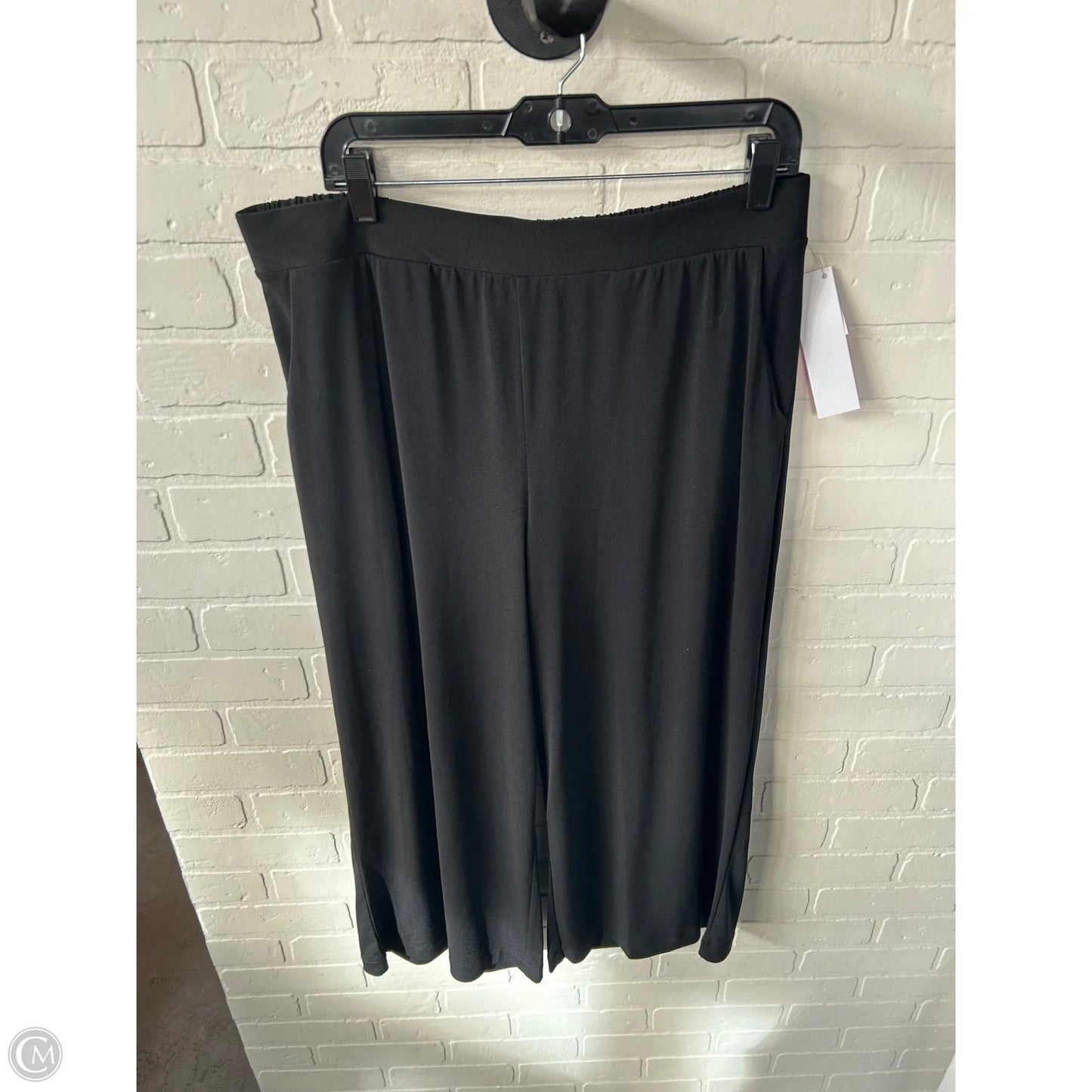 Pants Wide Leg By Adrianna Papell In Black, Size: 16