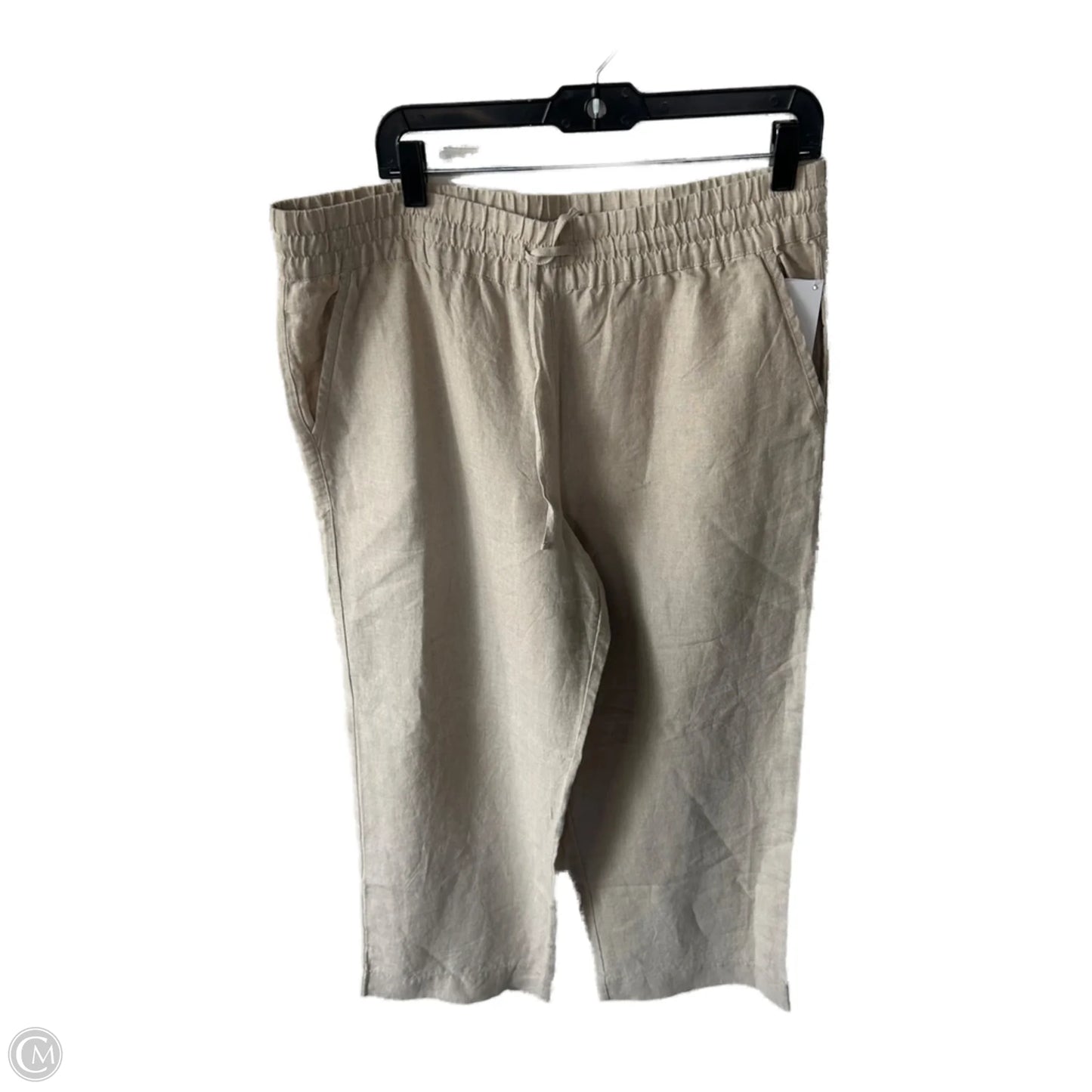 Pants Linen By Tommy Bahama In Tan, Size: 12