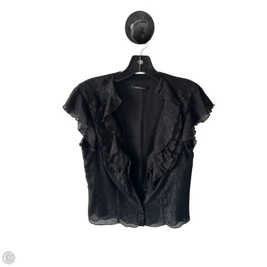 Top Short Sleeve By Nanette By Nanette Lepore In Black, Size: M