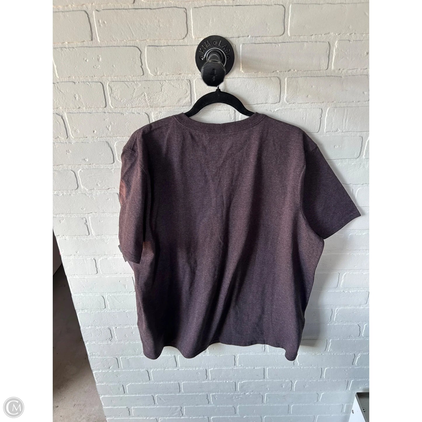 Top Short Sleeve Basic By Carhartt In Purple, Size: Xxl