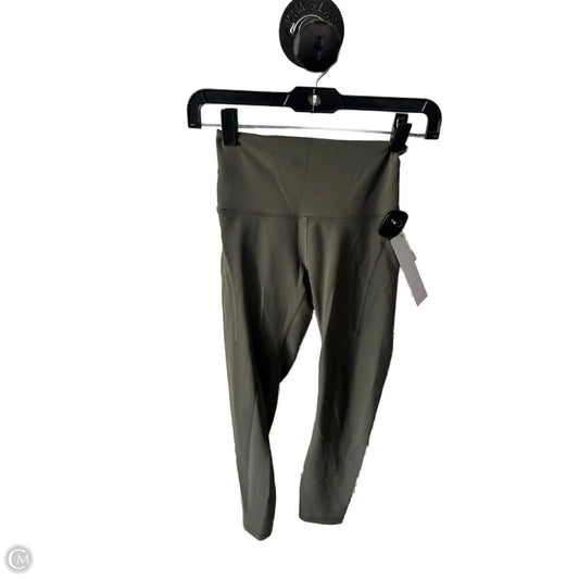 Athletic Leggings By Lululemon In Green, Size: 4