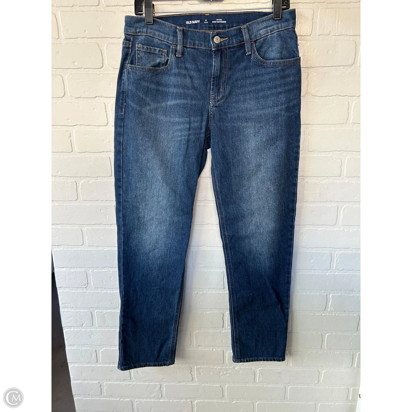 Jeans Boyfriend By Old Navy In Blue Denim, Size: 4p