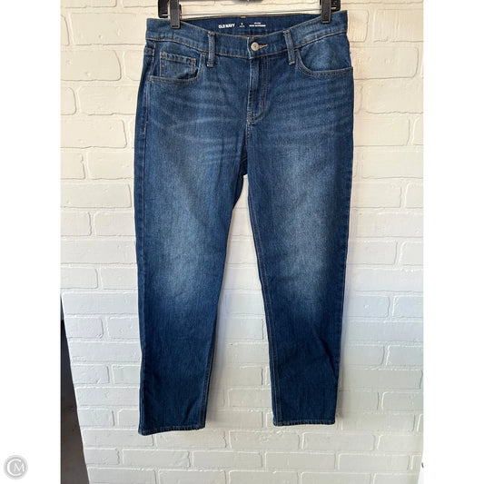 Jeans Boyfriend By Old Navy In Blue Denim, Size: 4p