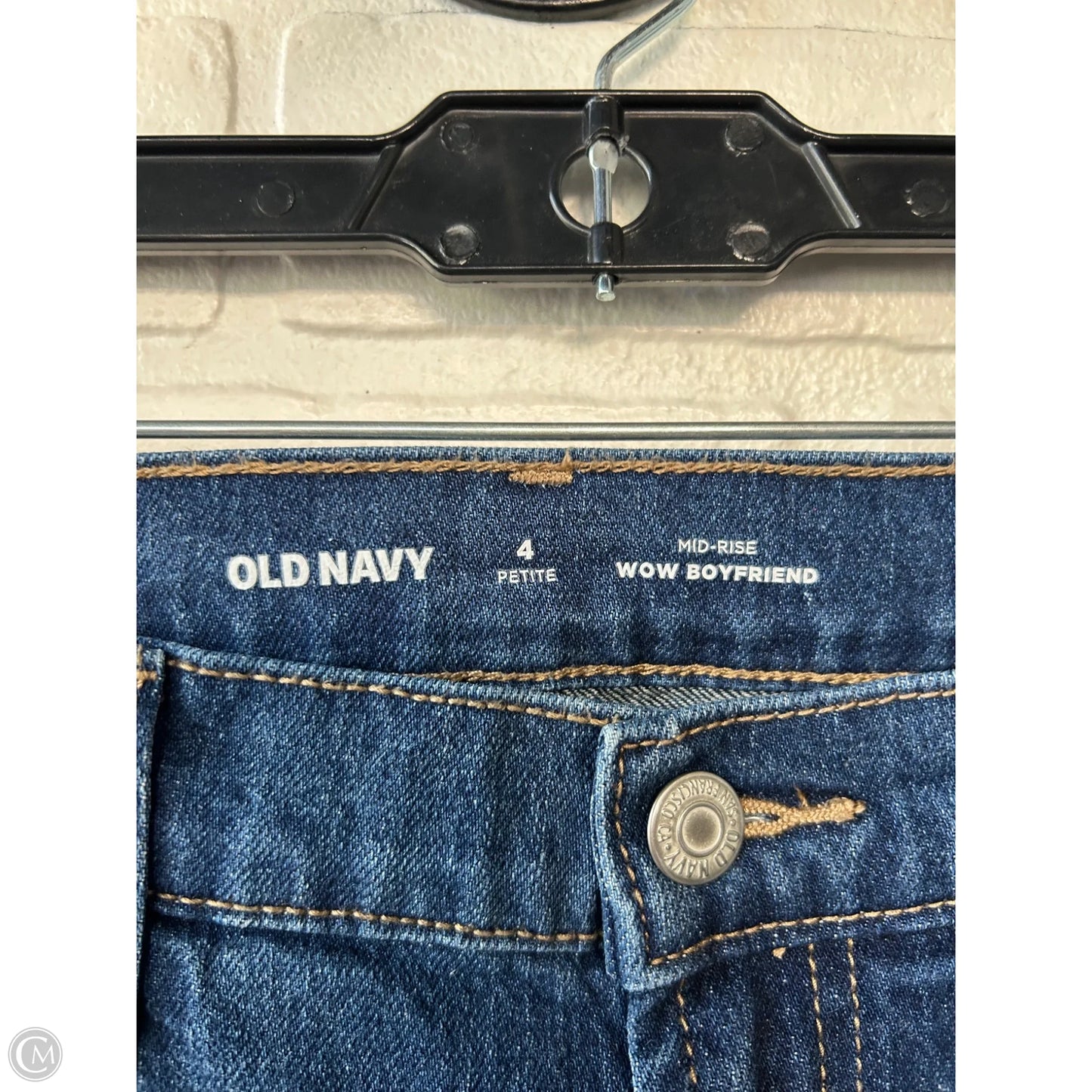 Jeans Boyfriend By Old Navy In Blue Denim, Size: 4p