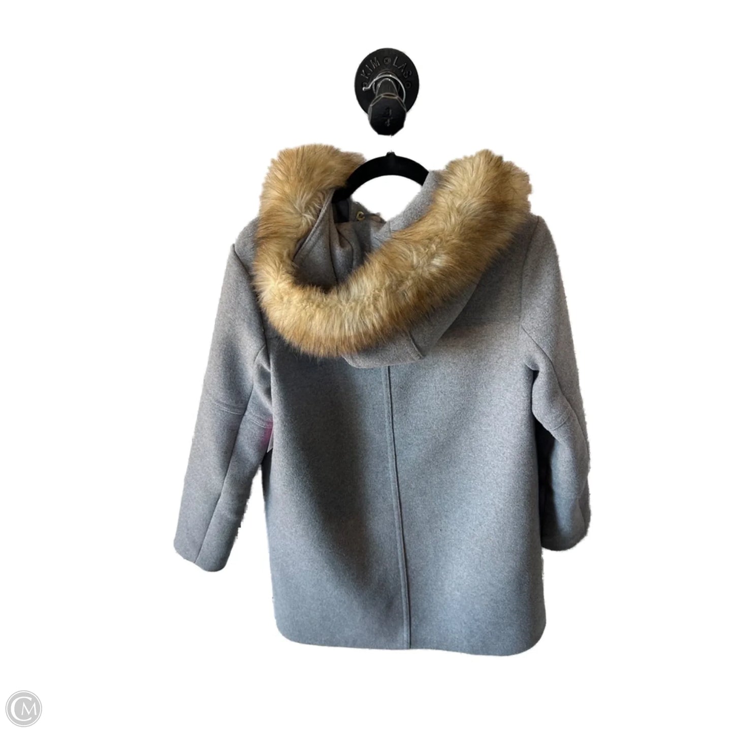 Coat Peacoat By Copper Key In Grey, Size: L