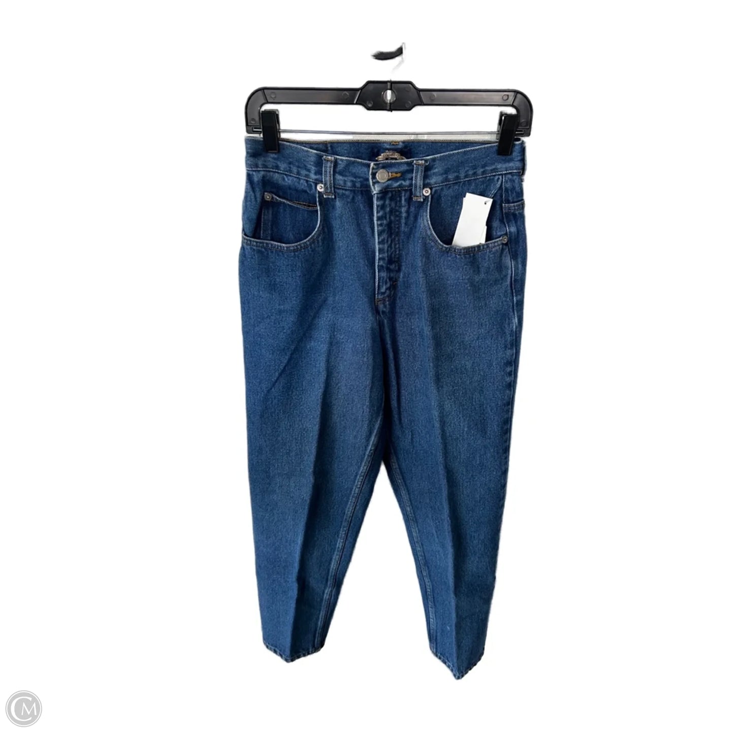 Jeans Straight By Capezio In Blue Denim, Size: 6p