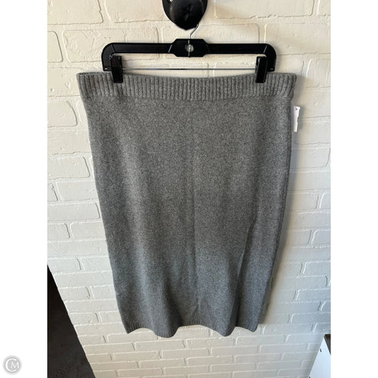Skirt Maxi By H&m In Grey, Size: 12