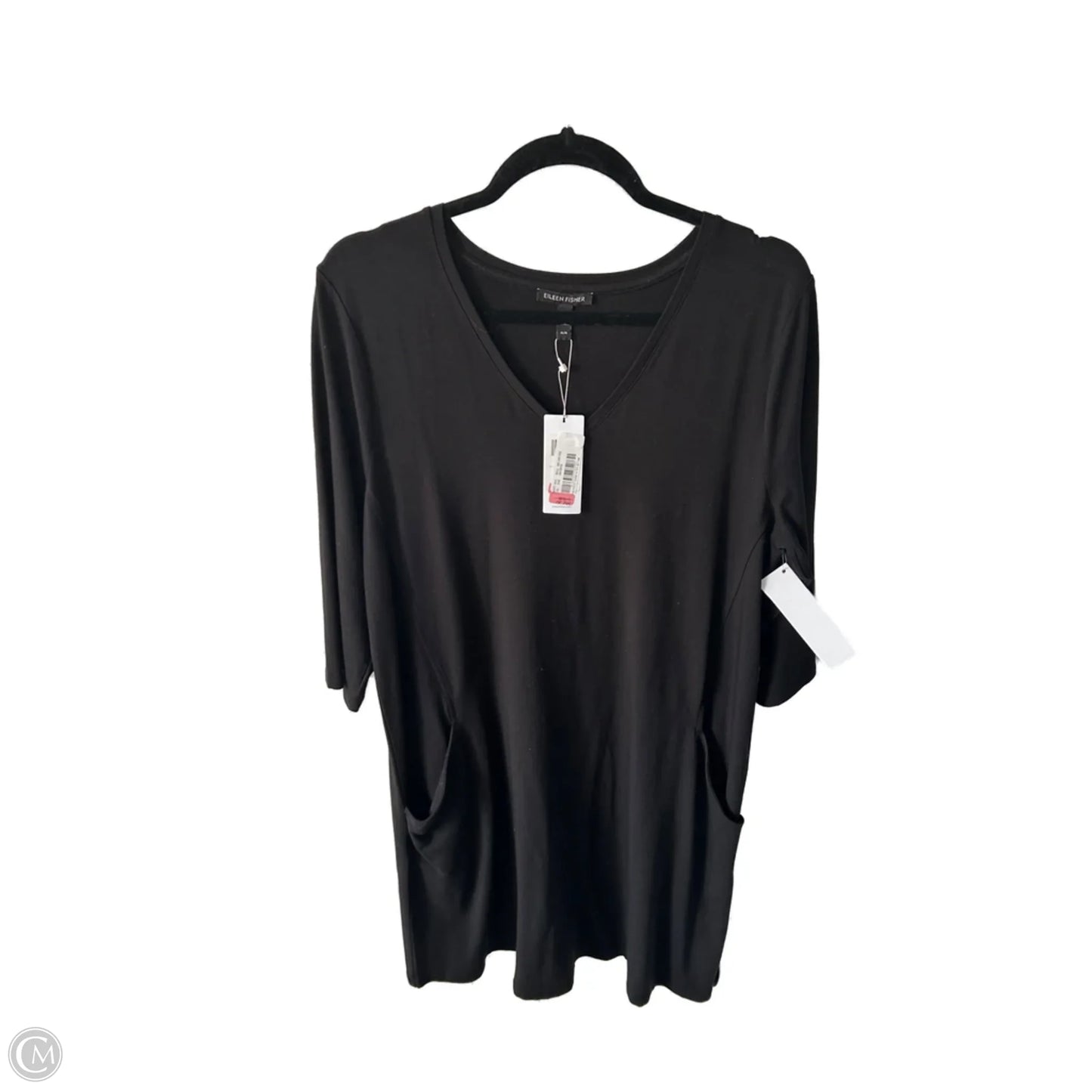 Dress Casual Short By Eileen Fisher In Black, Size: M