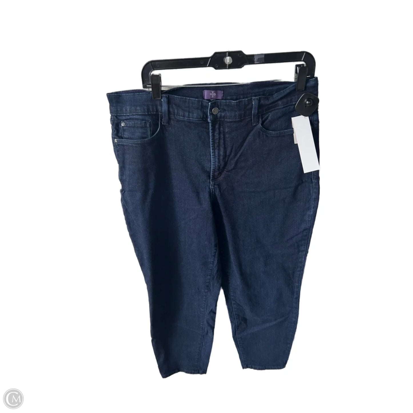 Jeans Straight By Not Your Daughters Jeans In Blue Denim, Size: 14