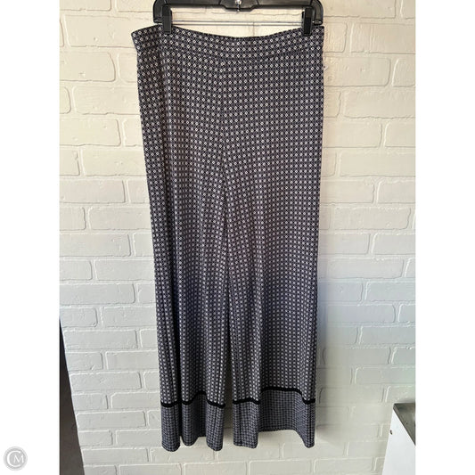 Pants Wide Leg By Roz And Ali In Black & Cream, Size: 8