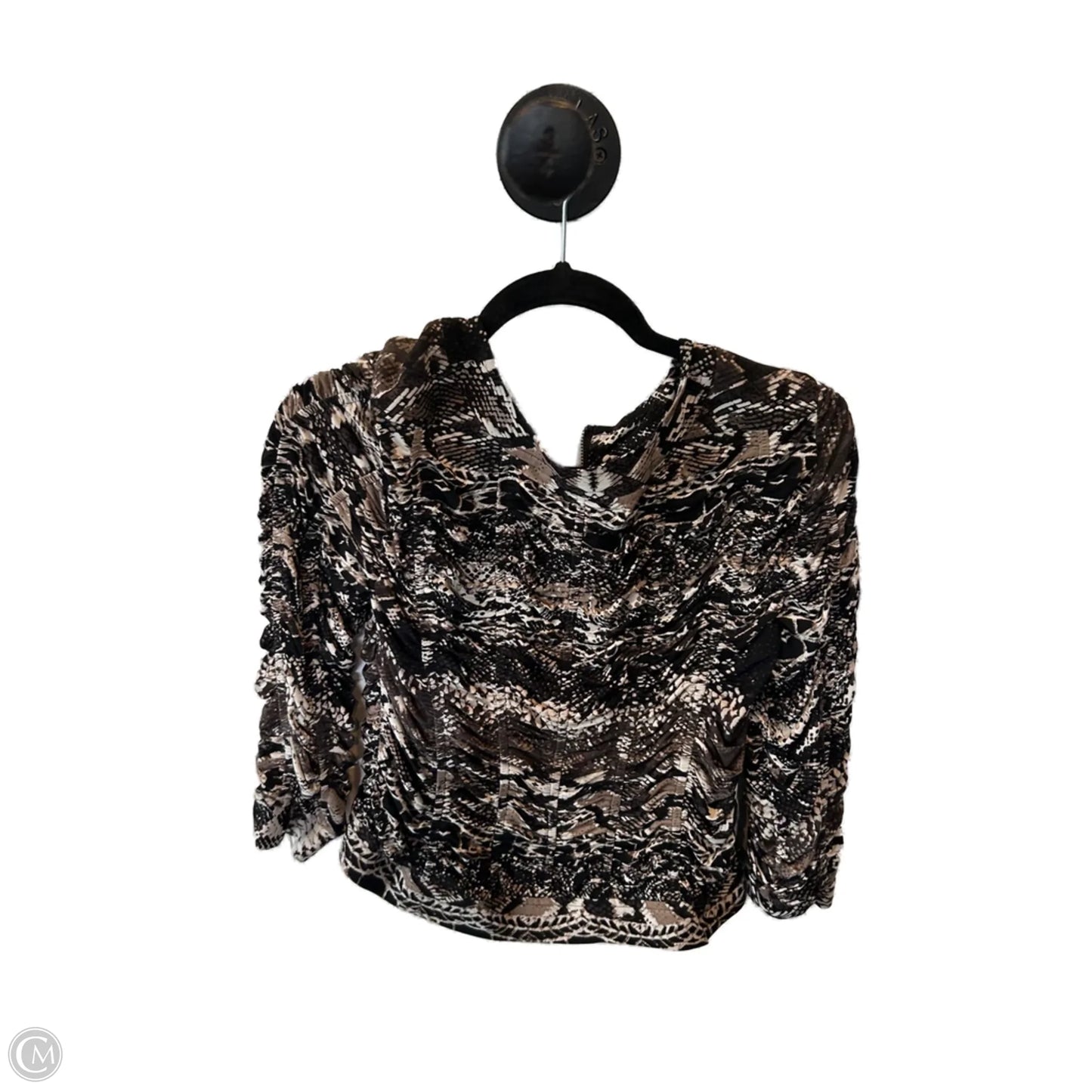 Jacket Other By Clothes Mentor In Black & Brown, Size: L