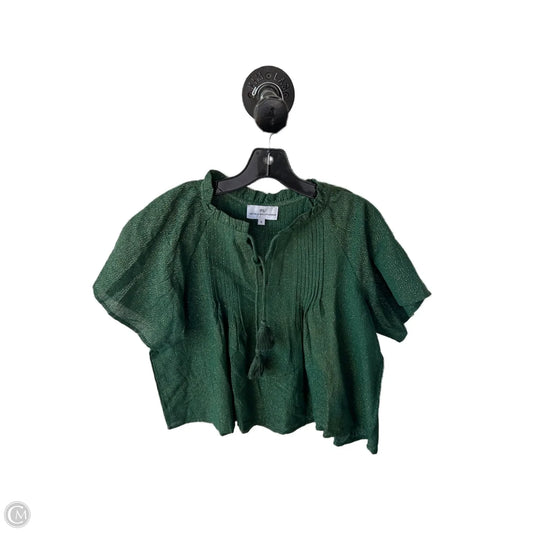 Top Short Sleeve By Cmc In Green, Size: S