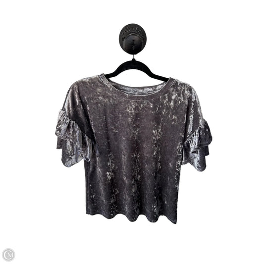 Top Short Sleeve By Mossimo In Grey, Size: S