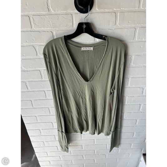 Top Long Sleeve Basic By We The Free In Green, Size: Xl