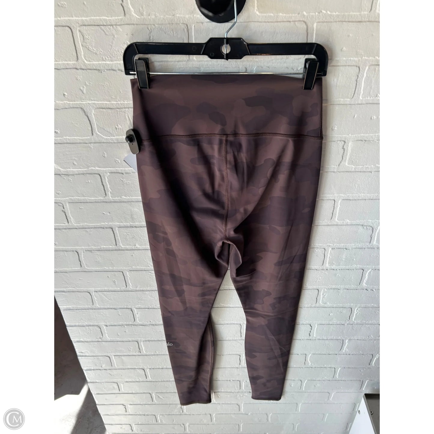 Athletic Leggings By Alo In Brown, Size: 12
