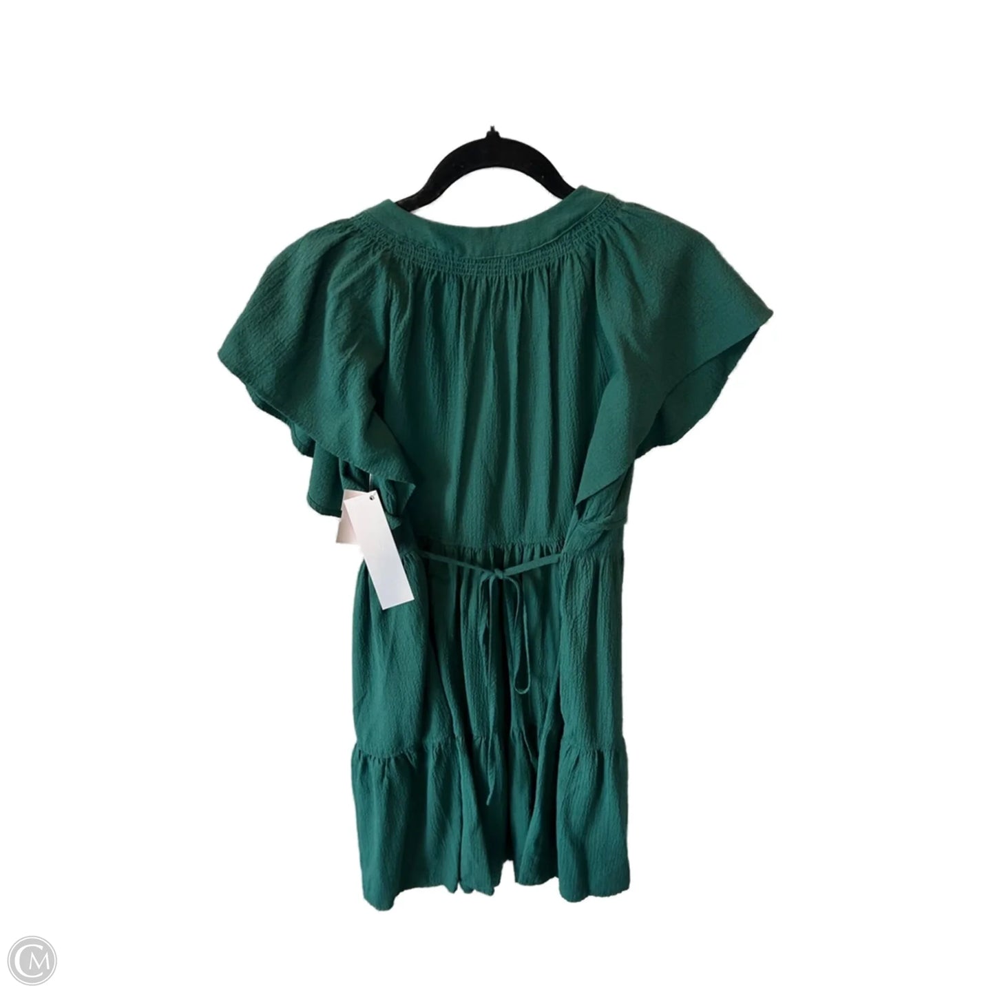 Dress Casual Short By Calvin Klein In Green, Size: M