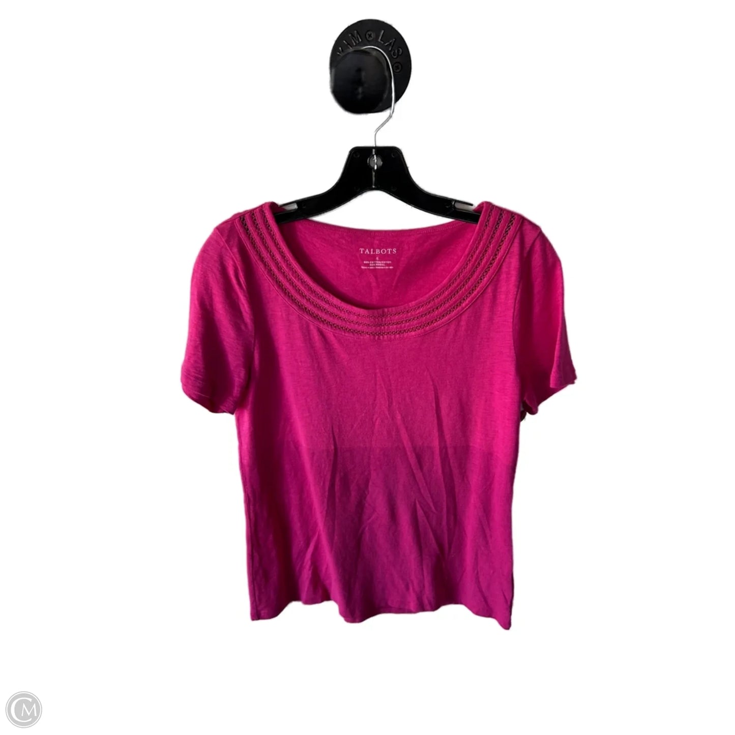 Top Short Sleeve By Talbots In Pink, Size: S
