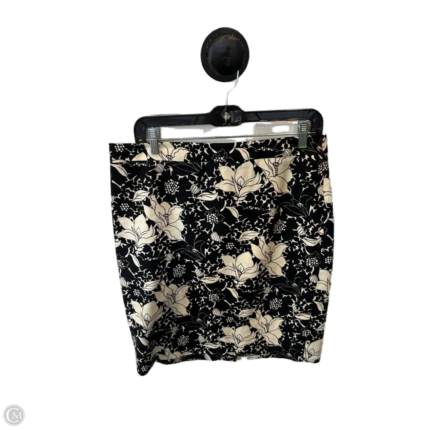 Skirt Midi By J. Crew In Black & Cream, Size: 8