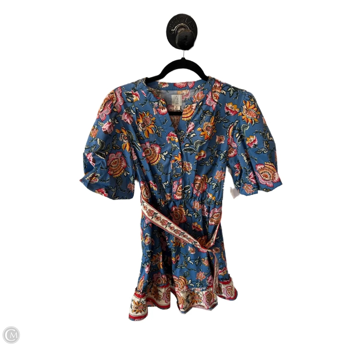 Dress Casual Short By J By Joie In Blue & Red, Size: M