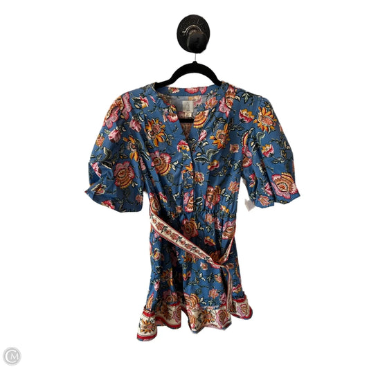 Dress Casual Short By J By Joie In Blue & Red, Size: M