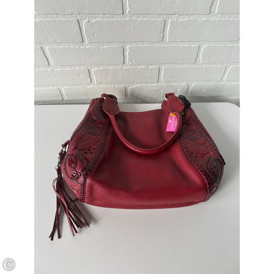 Handbag Leather By Brighton, Size: Medium