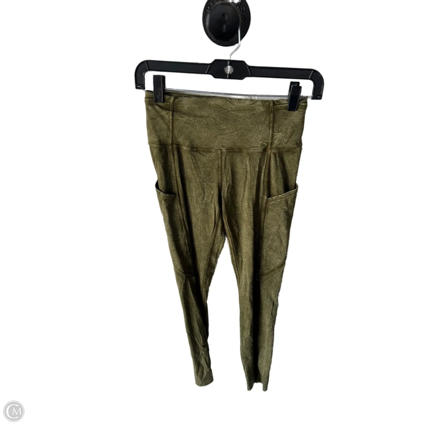 Athletic Leggings By Lululemon In Green, Size: 4