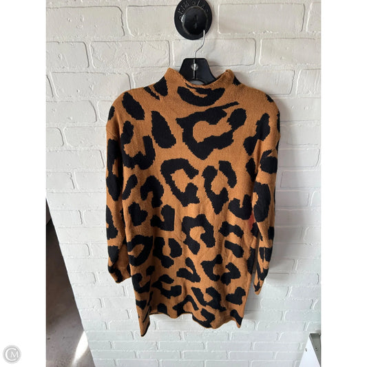 Dress Sweater By Clothes Mentor In Black & Brown, Size: S