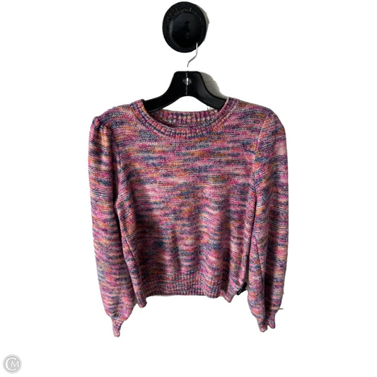 Sweater By J. Crew In Blue & Pink, Size: S