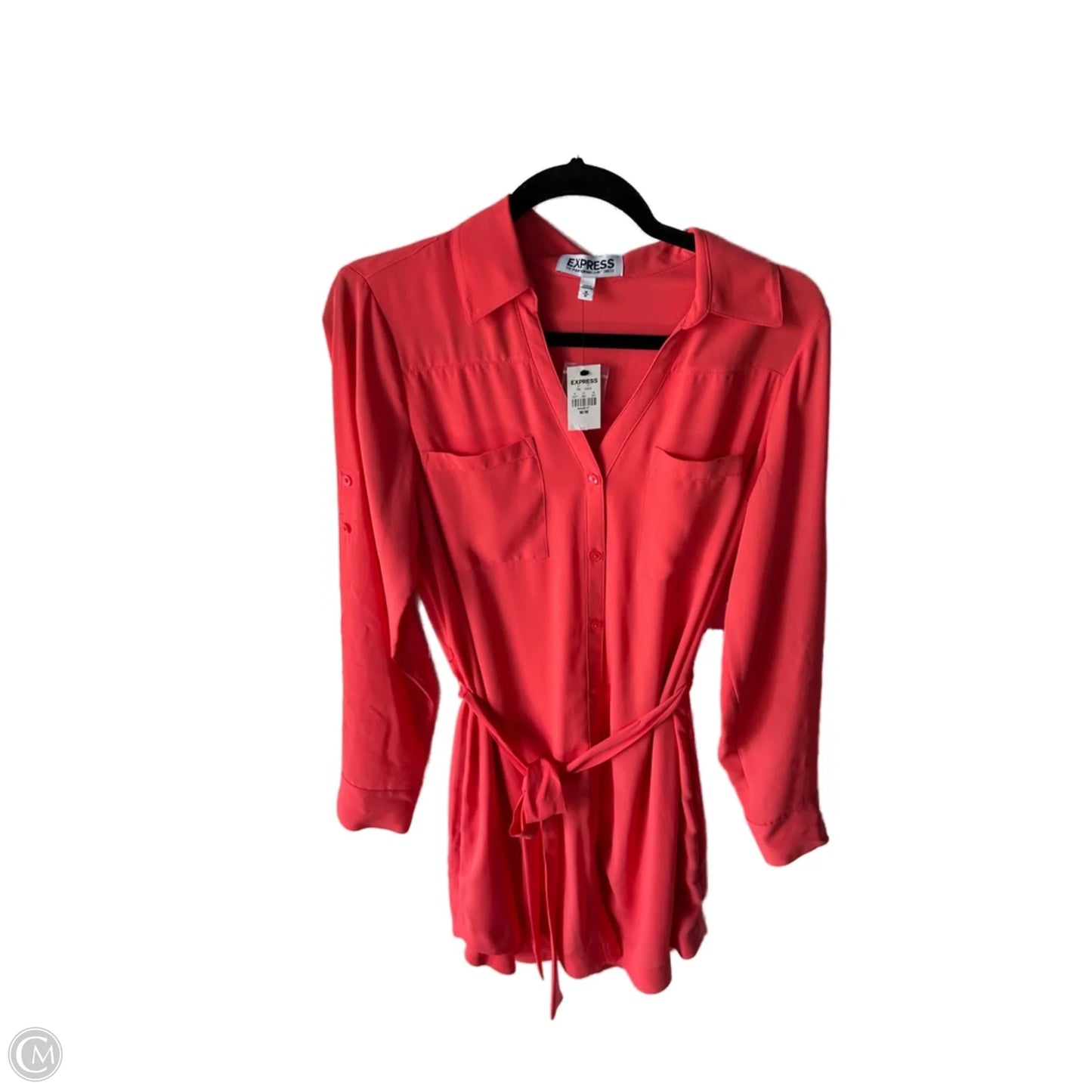 Dress Casual Short By Express In Pink, Size: M