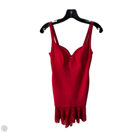 Dress Party Midi By Clothes Mentor In Red, Size: Xs