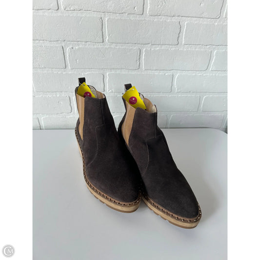 Boots Ankle Heels By Cmb In Brown, Size: 8