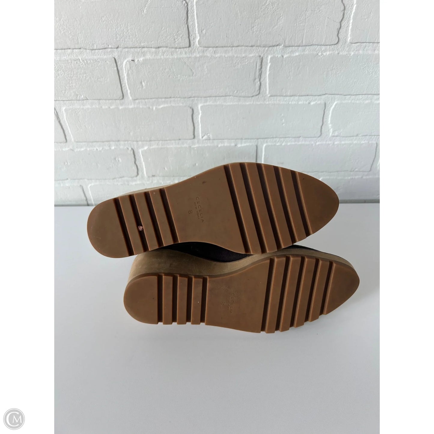 Boots Ankle Heels By Cmb In Brown, Size: 8
