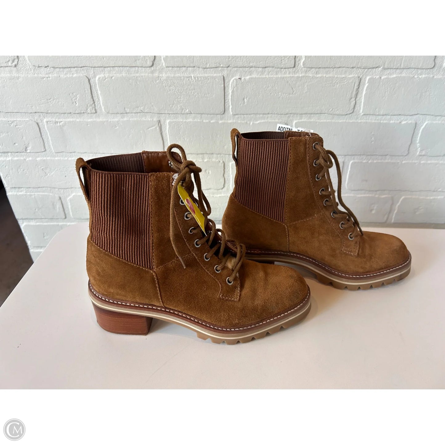 Boots Ankle Heels By Bernardo In Brown, Size: 8
