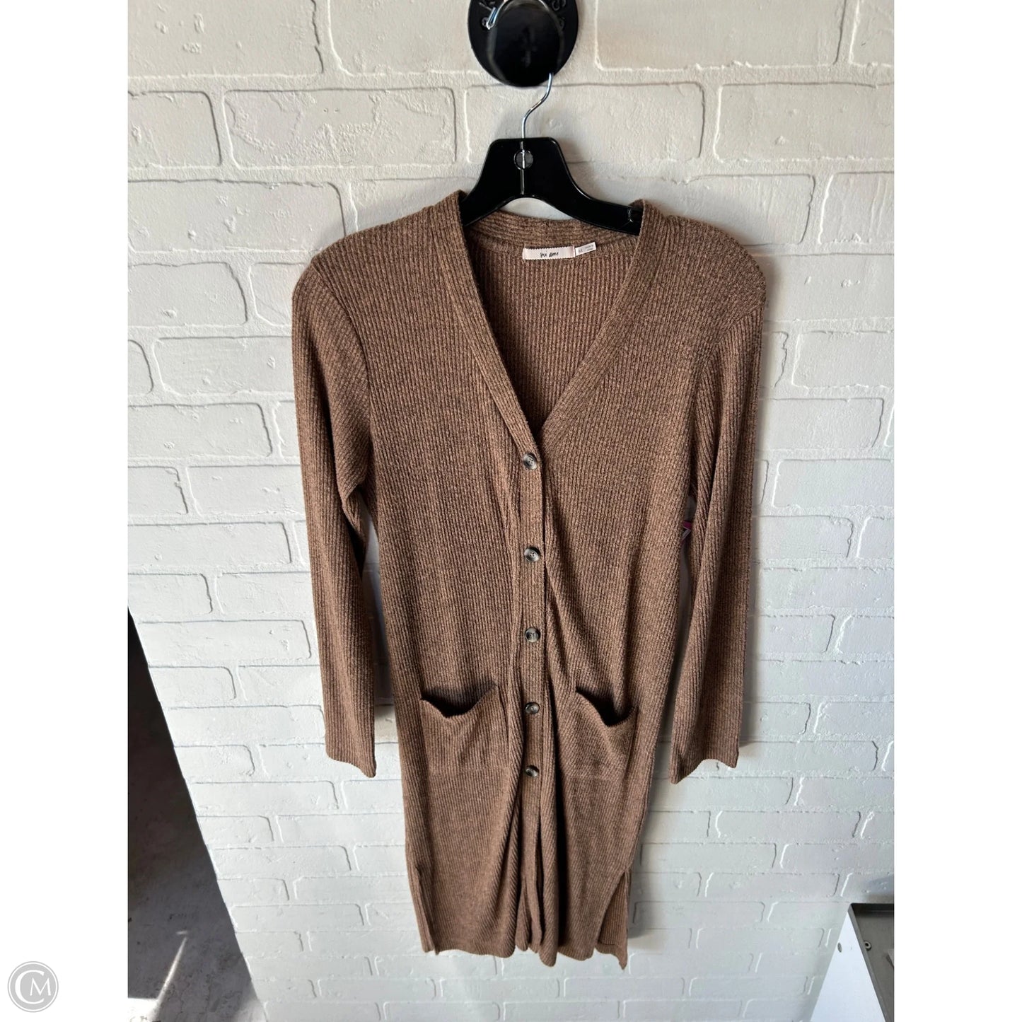 Sweater Cardigan By Mi Ami In Brown, Size: M