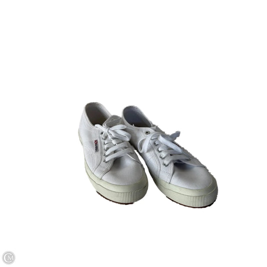 Shoes Sneakers By Superga In White, Size: 9