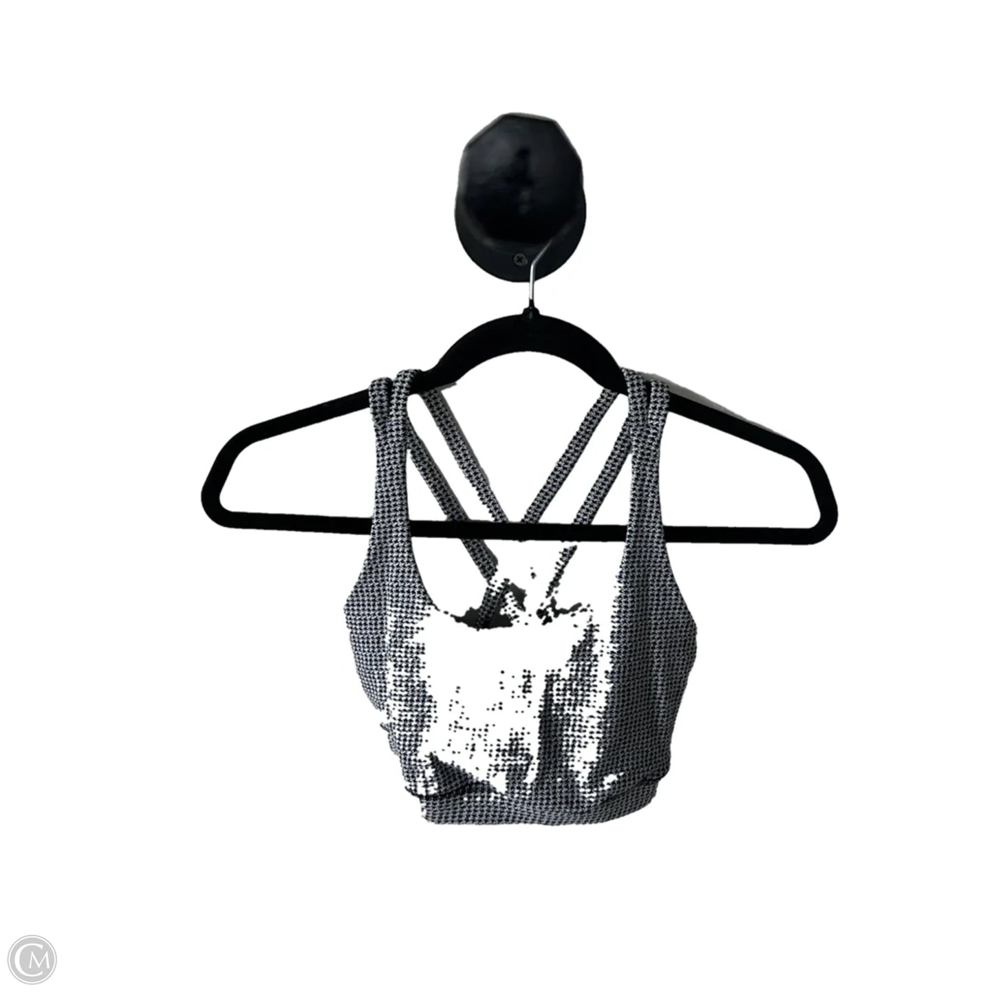 Athletic Bra By Lululemon In Black & White, Size: S