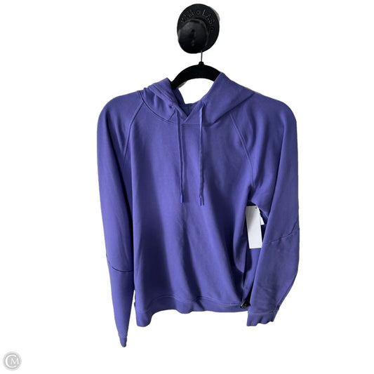 Athletic Sweatshirt Hoodie By Lululemon In Purple, Size: M