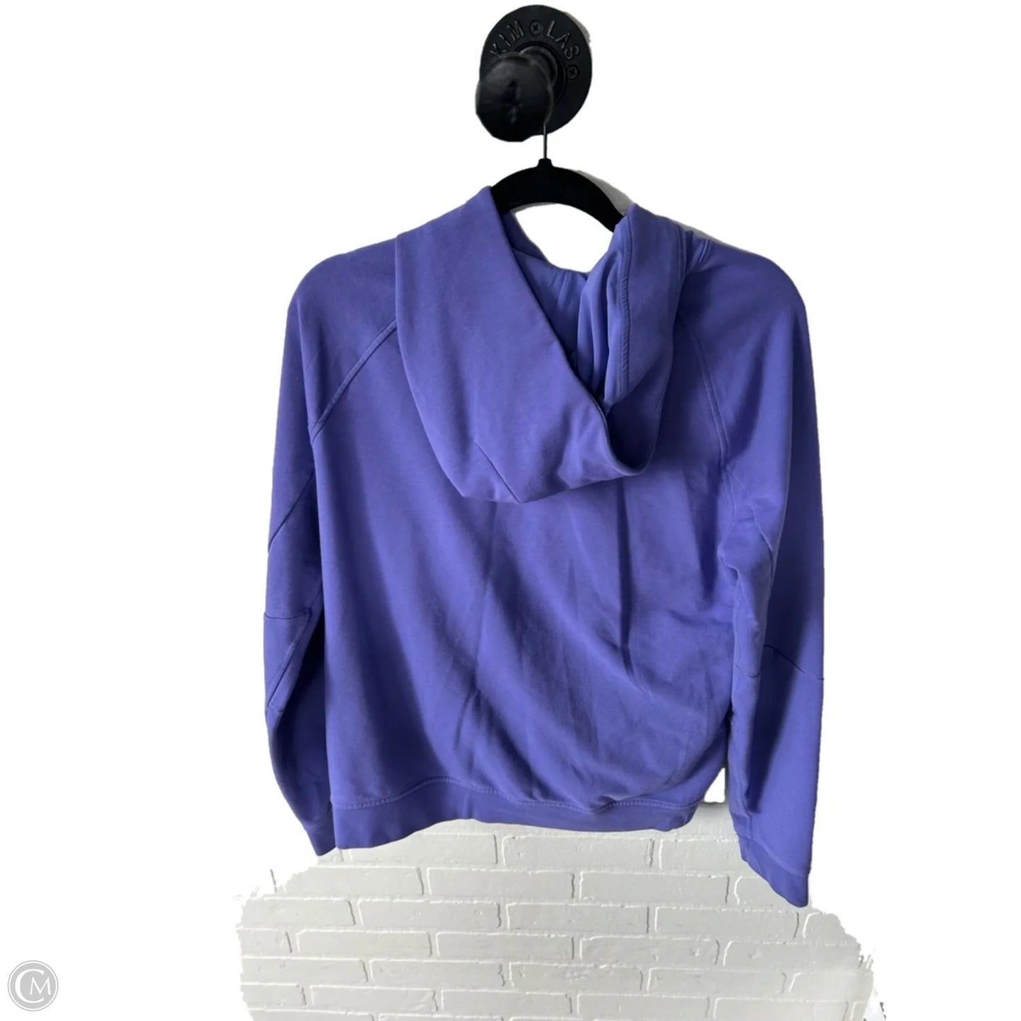 Athletic Sweatshirt Hoodie By Lululemon In Purple, Size: M