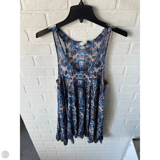 Tunic Sleeveless By Free People In Blue, Size: S