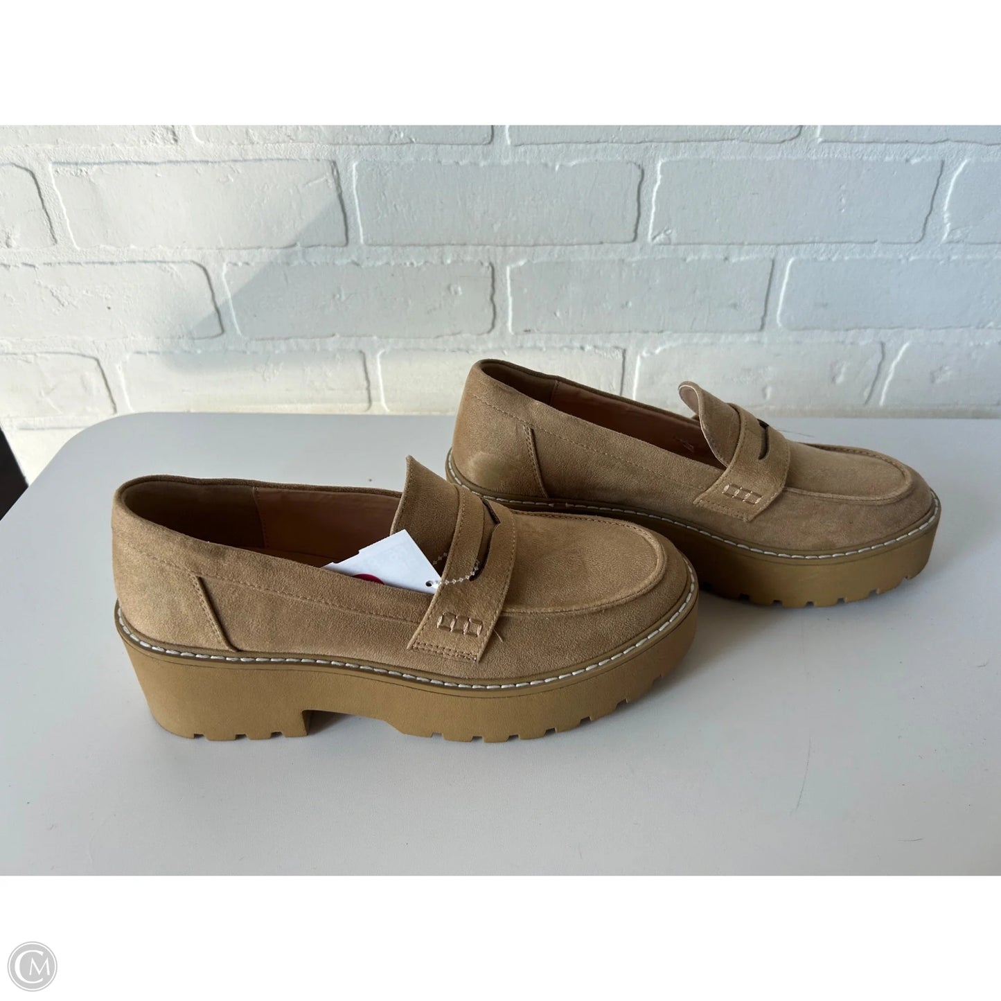 Shoes Flats By Jf In Tan, Size: 7.5
