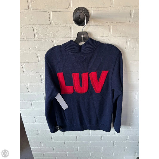 Sweater By Cmb In Blue & Yellow, Size: Xs