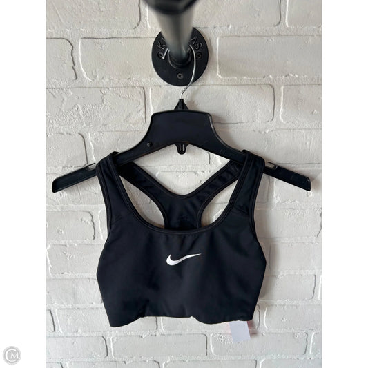 Athletic Bra By Nike In Black, Size: M