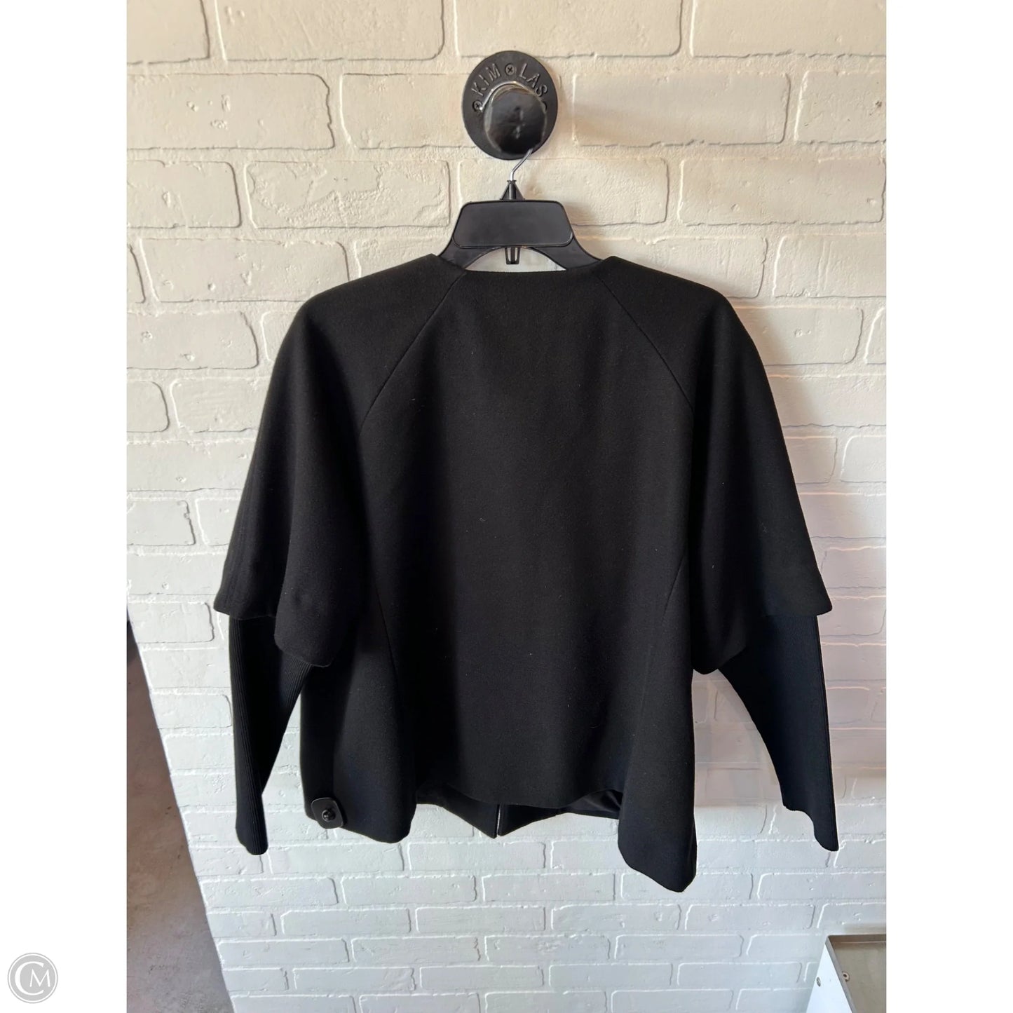 Jacket Other By Chicos In Black & Gold, Size: Xl